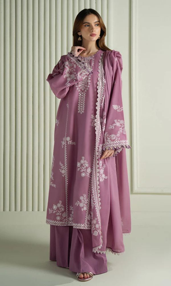 Pink suit slaver Embroidered Suit