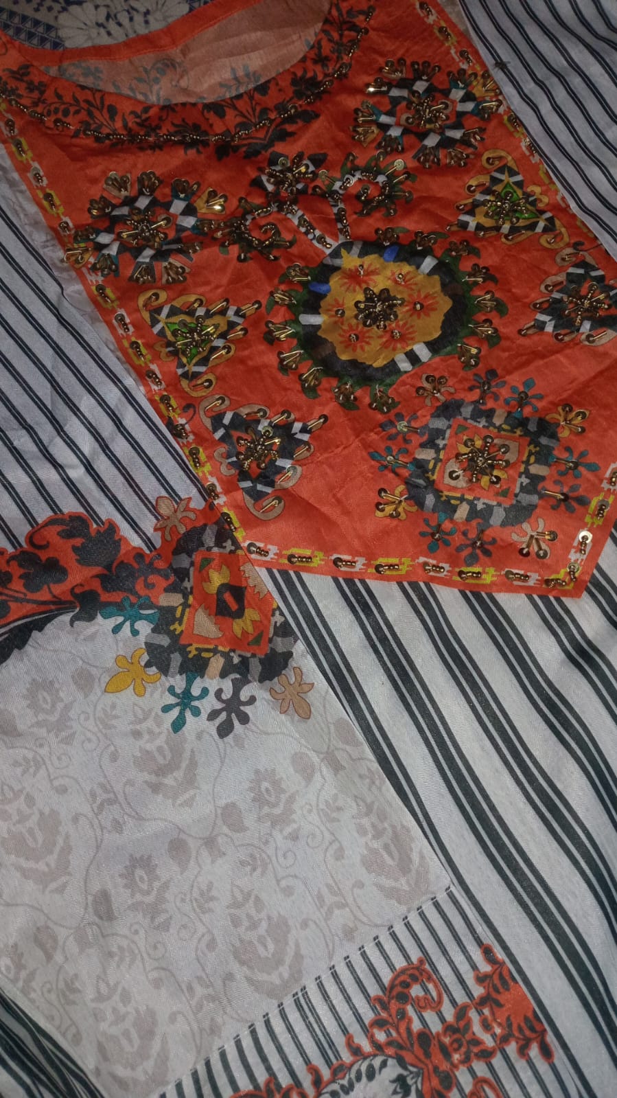 Women 3pcs stiched lawn