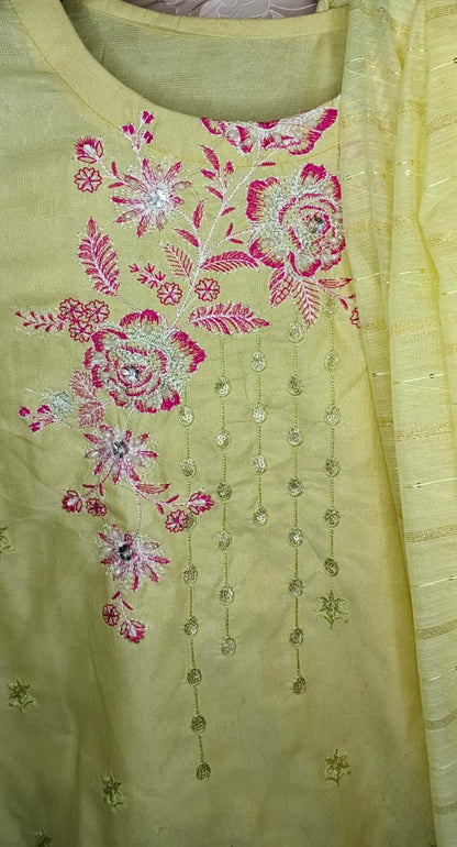 Women 3pcs unstiched lawn